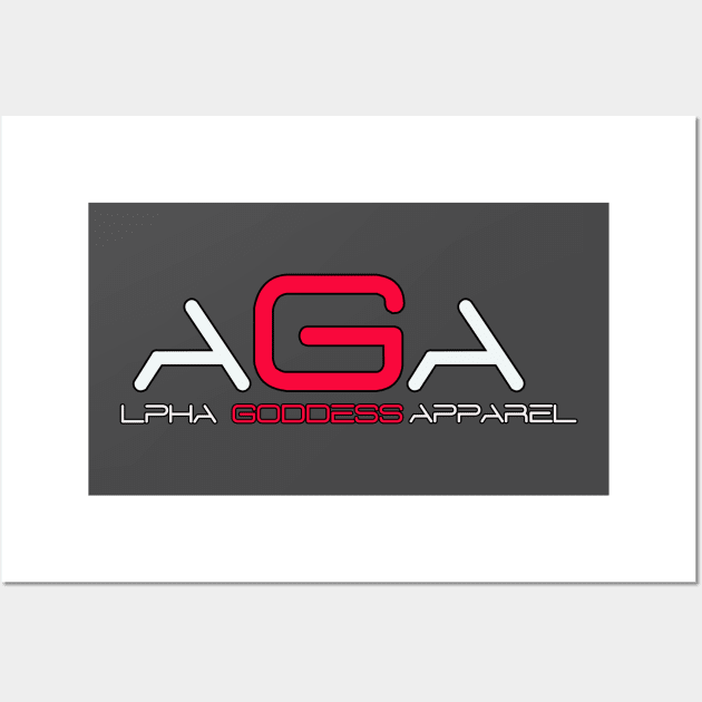 ALPHA GOD APPAREL Wall Art by Bayne